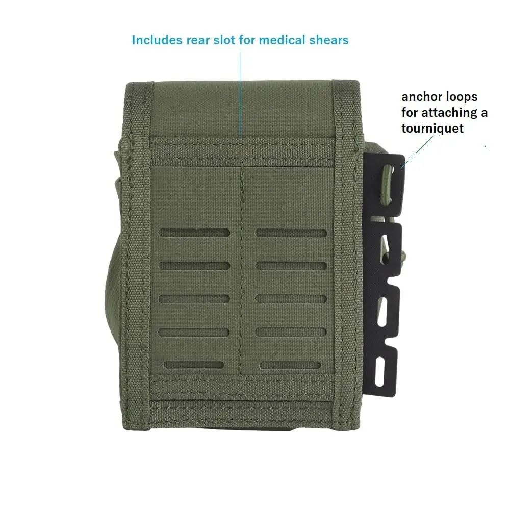 Bolsa IFAK MOLLE primeros auxilios extracción rápida táctica - imagen 3