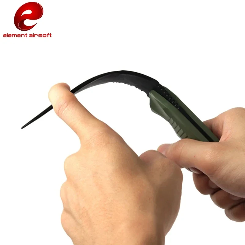 Cuchillo táctico de juguete con funda de goma para cosplay - imagen 4