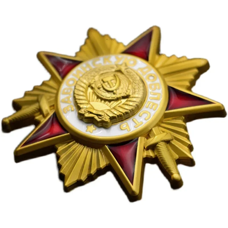 Pin militar soviético Estrella Roja – Emblema patriótico - imagen 2