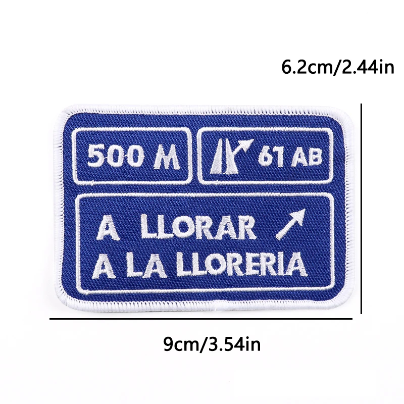 Parches termoadhesivos carretera – insignias apliques hechos a mano - imagen 5
