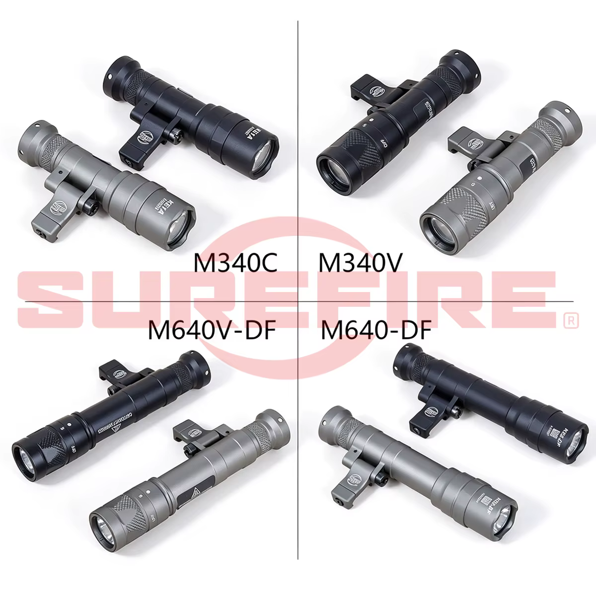 Surefire M640 DF linterna táctica con riel Picatinny 20 mm - imagen 3