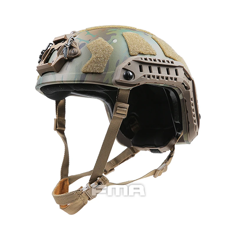 Casco táctico ABS corte alto con rieles laterales NVG - imagen 2
