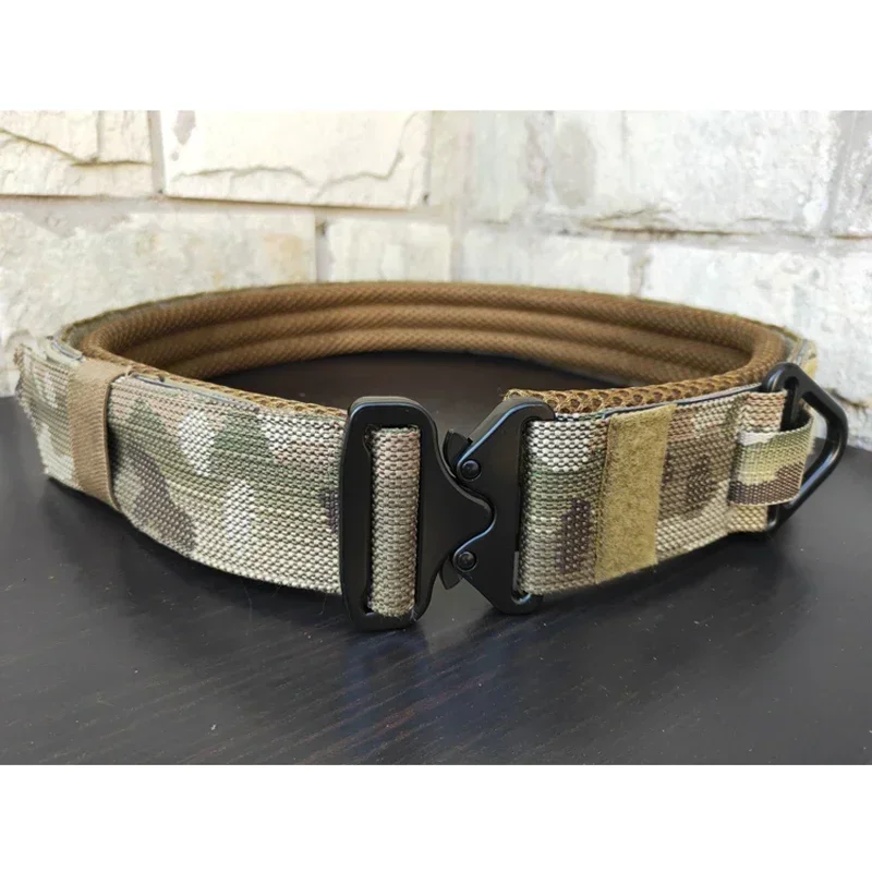 Cinturón táctico Multicam MOLLE para airsoft y combate de batalla - imagen 3