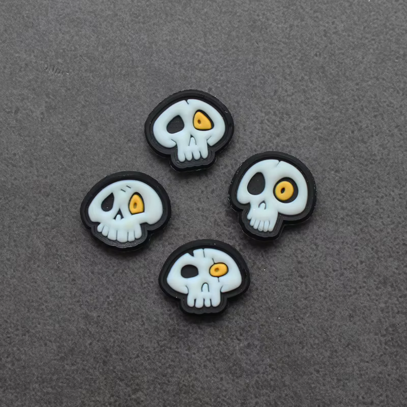 Parche PVC táctico cráneo luminoso con sistema MOLLE y velcro - imagen 4