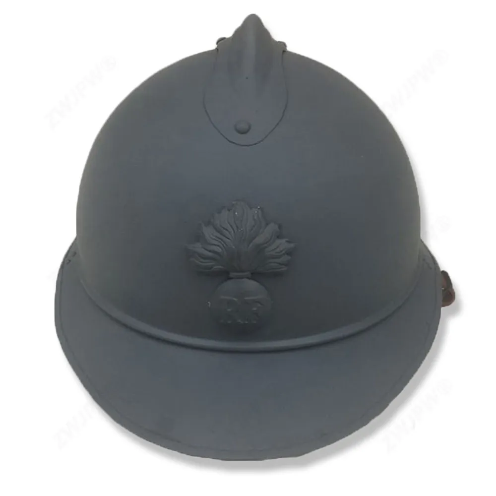 Réplica casco Adrian M1915 francés – Acero histórico - imagen 2