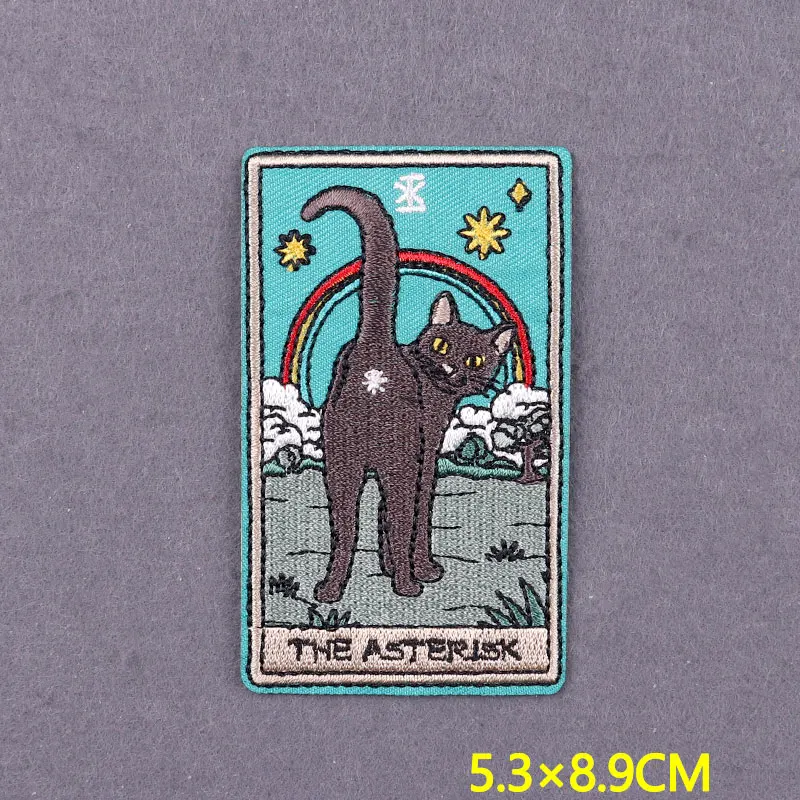 Parche moral gato tarot – Bordado para chaleco MOLLE - imagen 4