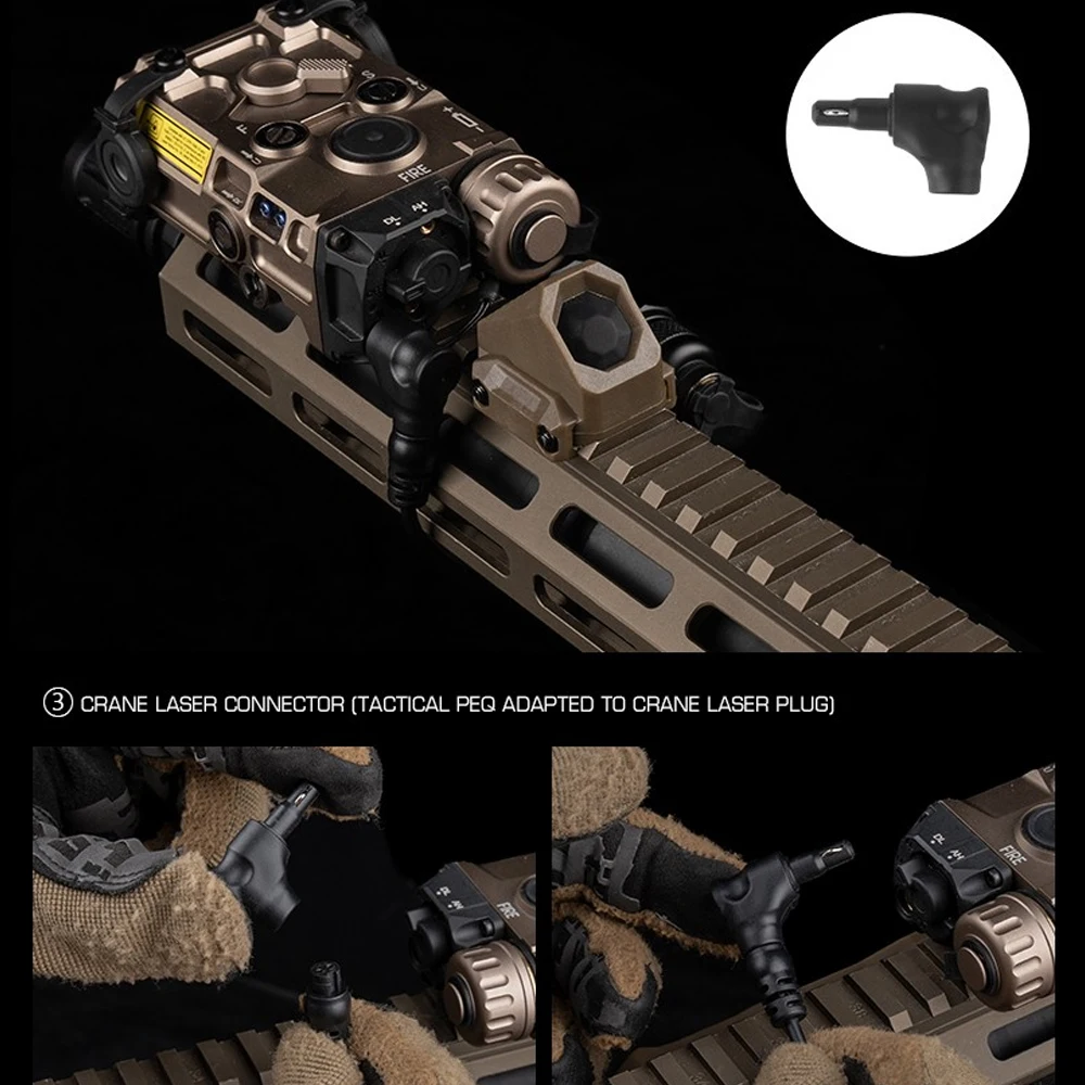 Surefire interruptor remoto compatible con Crane/PEQ-15 y Steiner - imagen 4