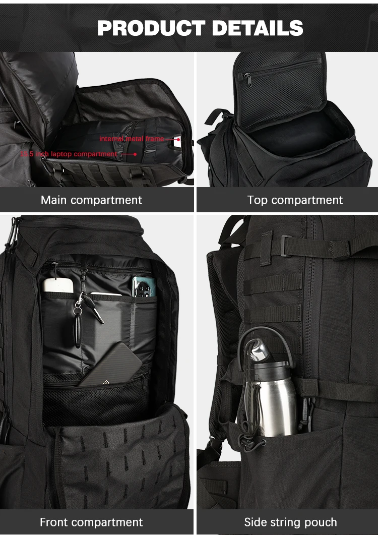 Cinturón lumbar ajustable y correas de compresión lateral