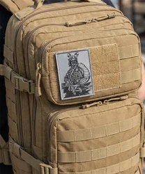 Parche bordado samurái táctico – Velcro para mochila y ropa