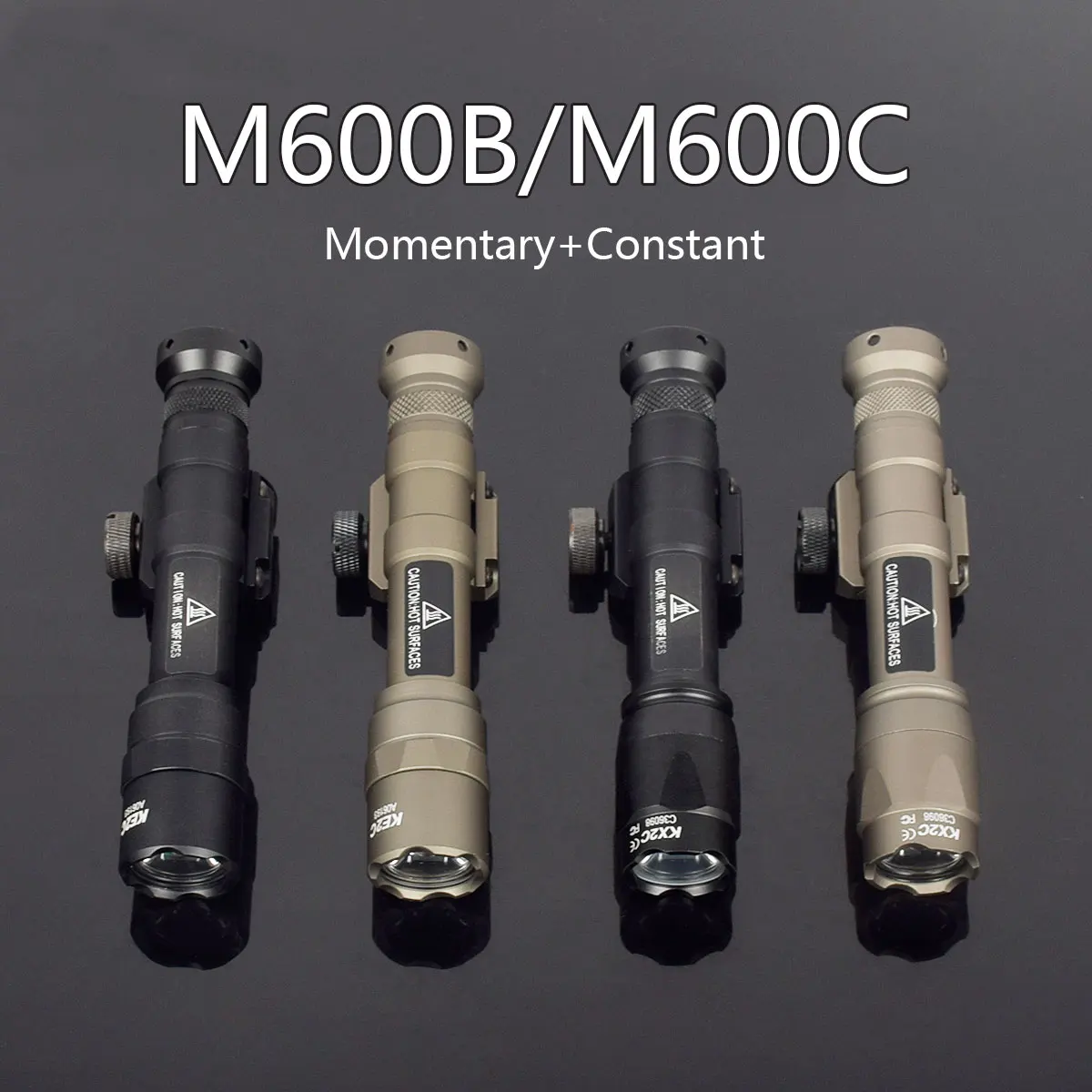 Linterna Táctica Surefire M600 con Riel Picatinny para Rifle