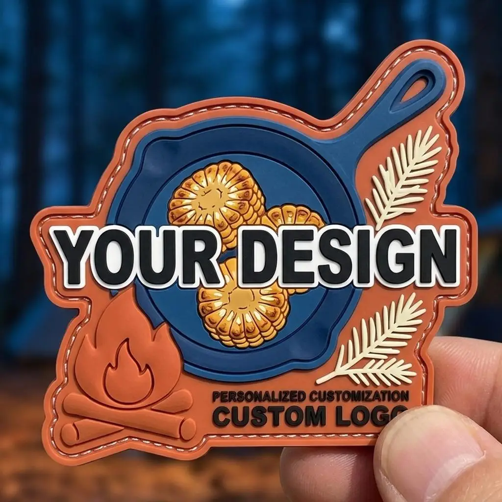 Insignia táctica PVC 3D personalizable con velcro - imagen 2