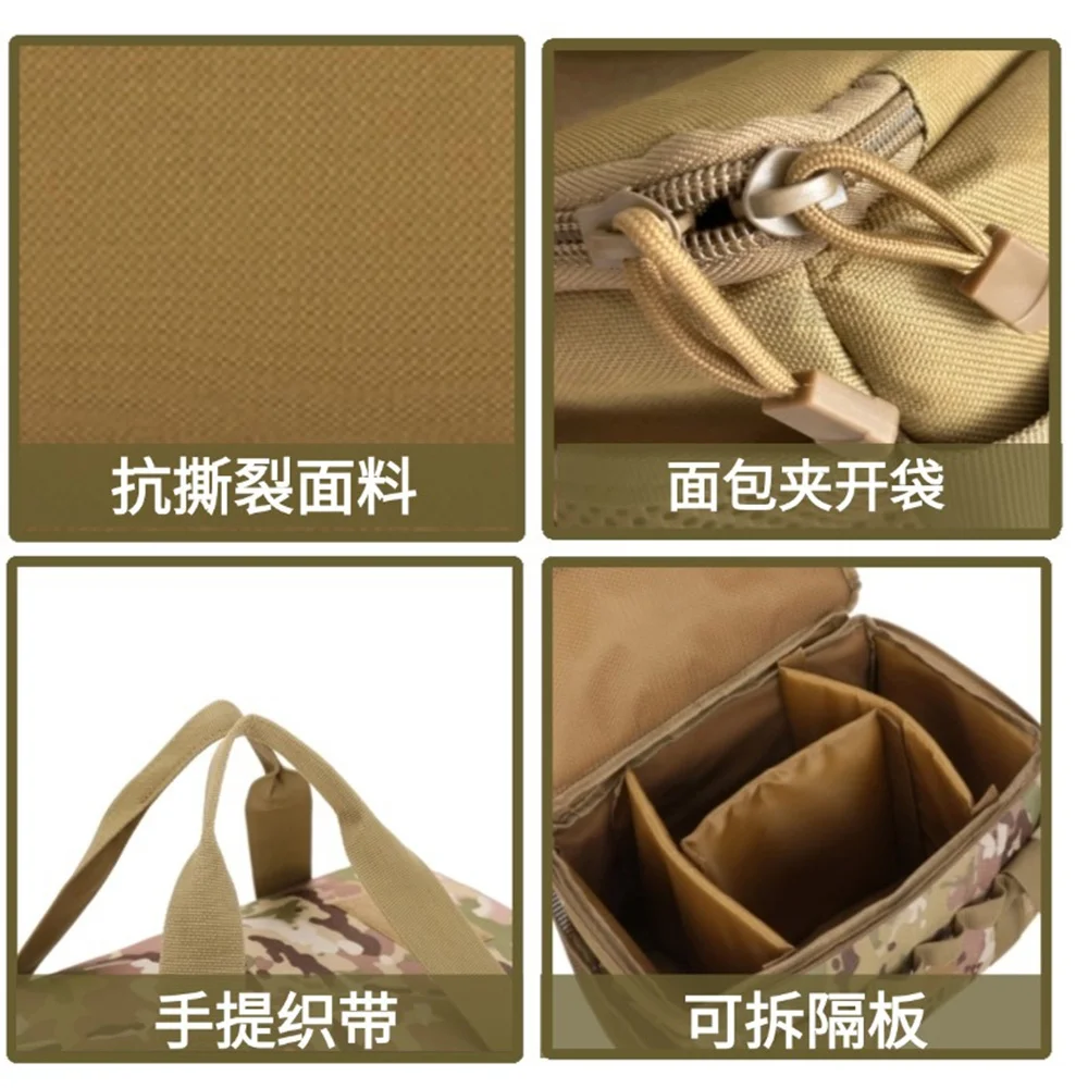Bolsa táctica camuflaje gran capacidad resistente al desgarro - imagen 4