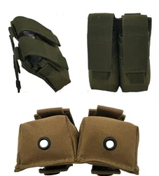 Bolsa táctica MOLLE porta linterna y funda para cargador 9mm AK/AR