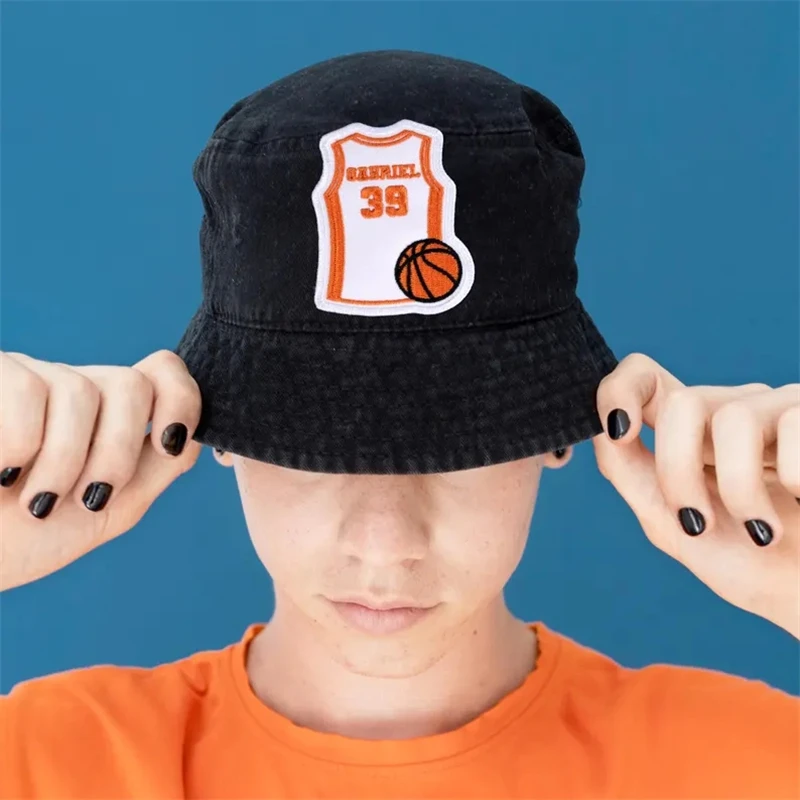 Parche bordado baloncesto personalizado con velcro, coser o planchar - imagen 3