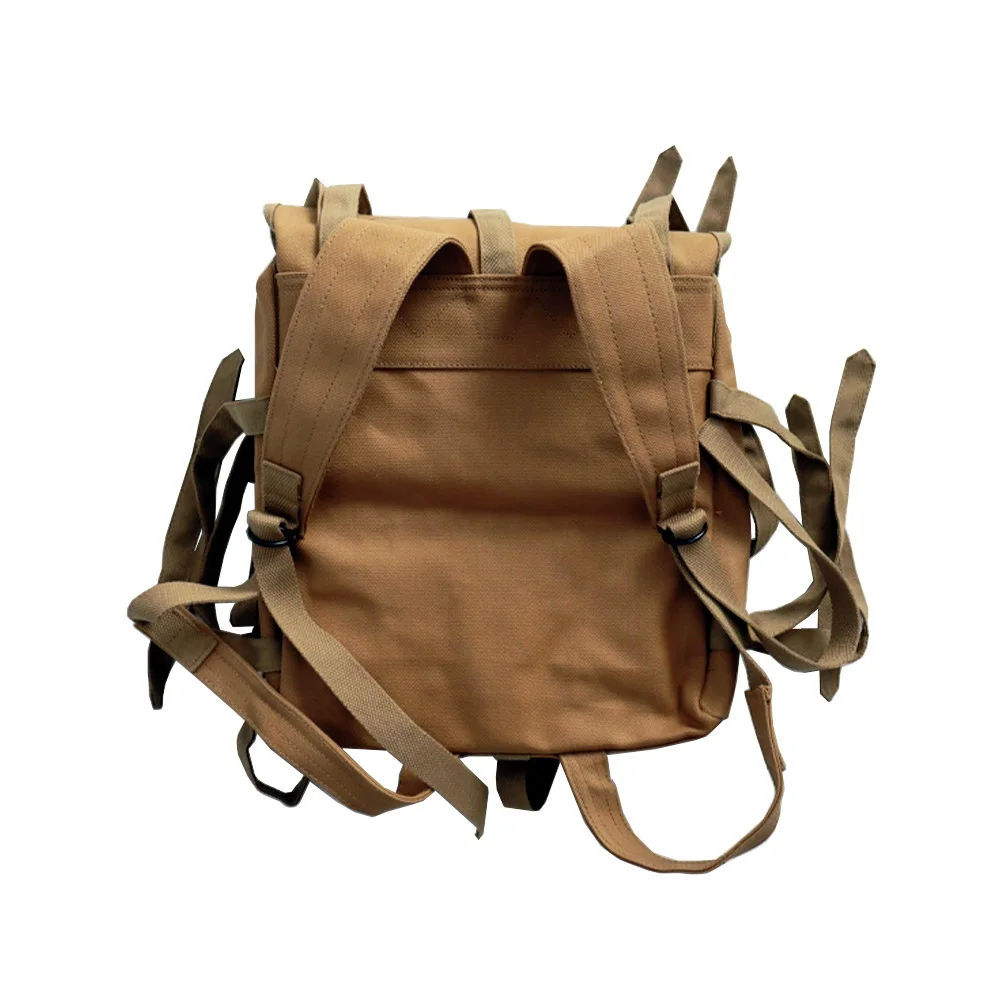 Mochila táctica estilo japonés vintage de lona para campamento