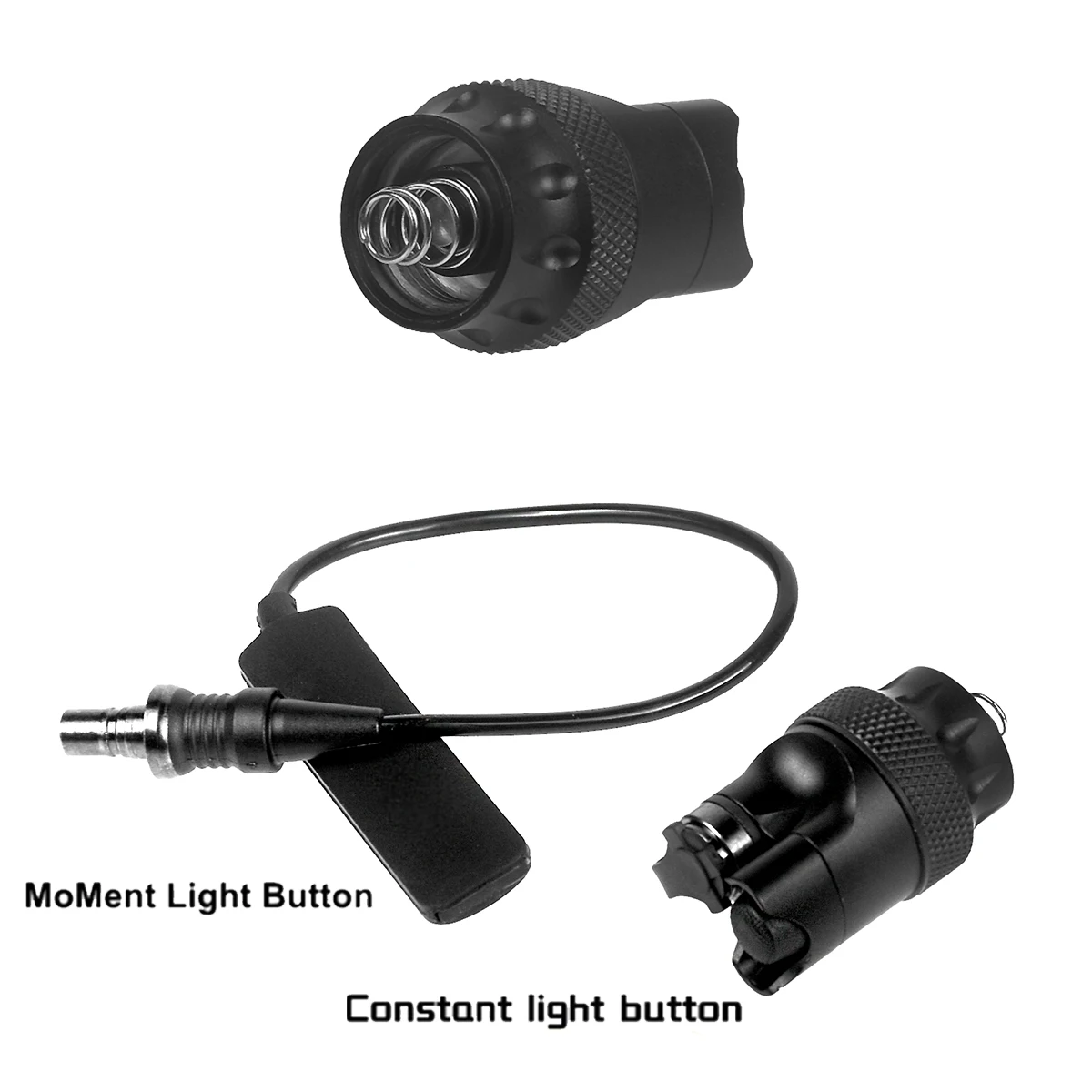 Interruptor de presión táctico Airsoft remoto para riel Picatinny - imagen 5