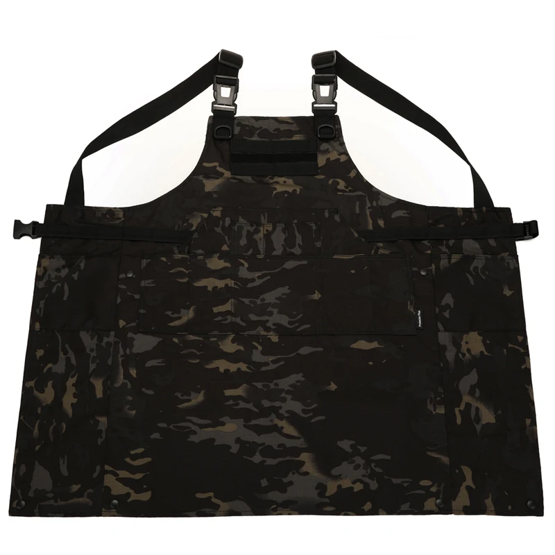 Delantal chaleco táctico multibolsillo unisex sin mangas camuflaje ripstop técnico - imagen 5
