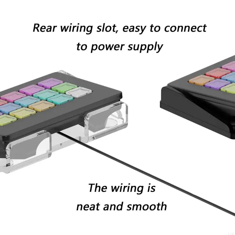 Soporte Stream Deck 2 acrílico con base antideslizante para escritorio - imagen 5