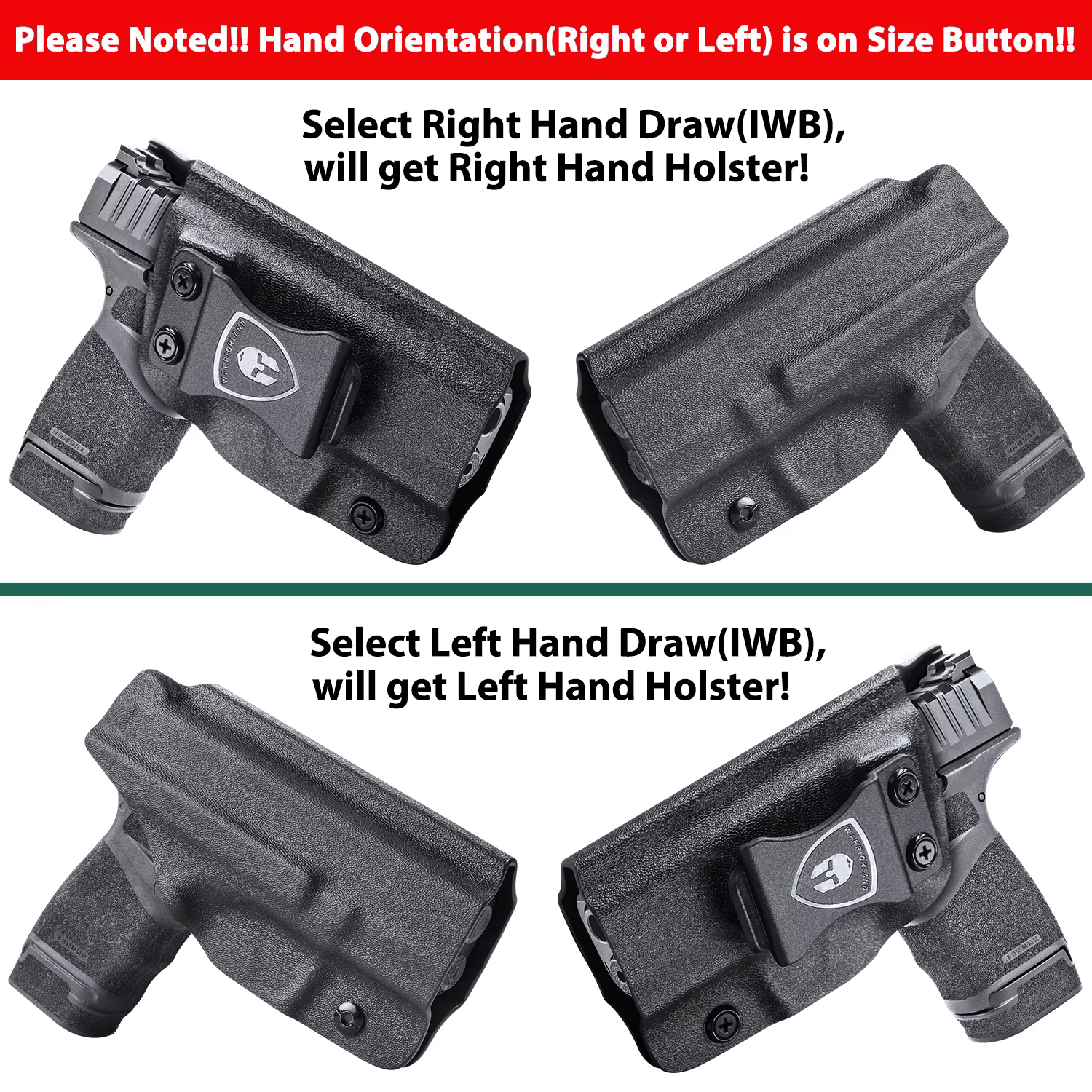 Funda Kydex Fit Hellcat Springfield Armory pistola mano derecha - imagen 3