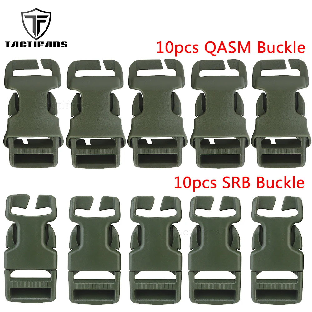 QASM SRB Hebilla táctica lateral 1 pulgada para chaleco táctico MOLLE - imagen 3