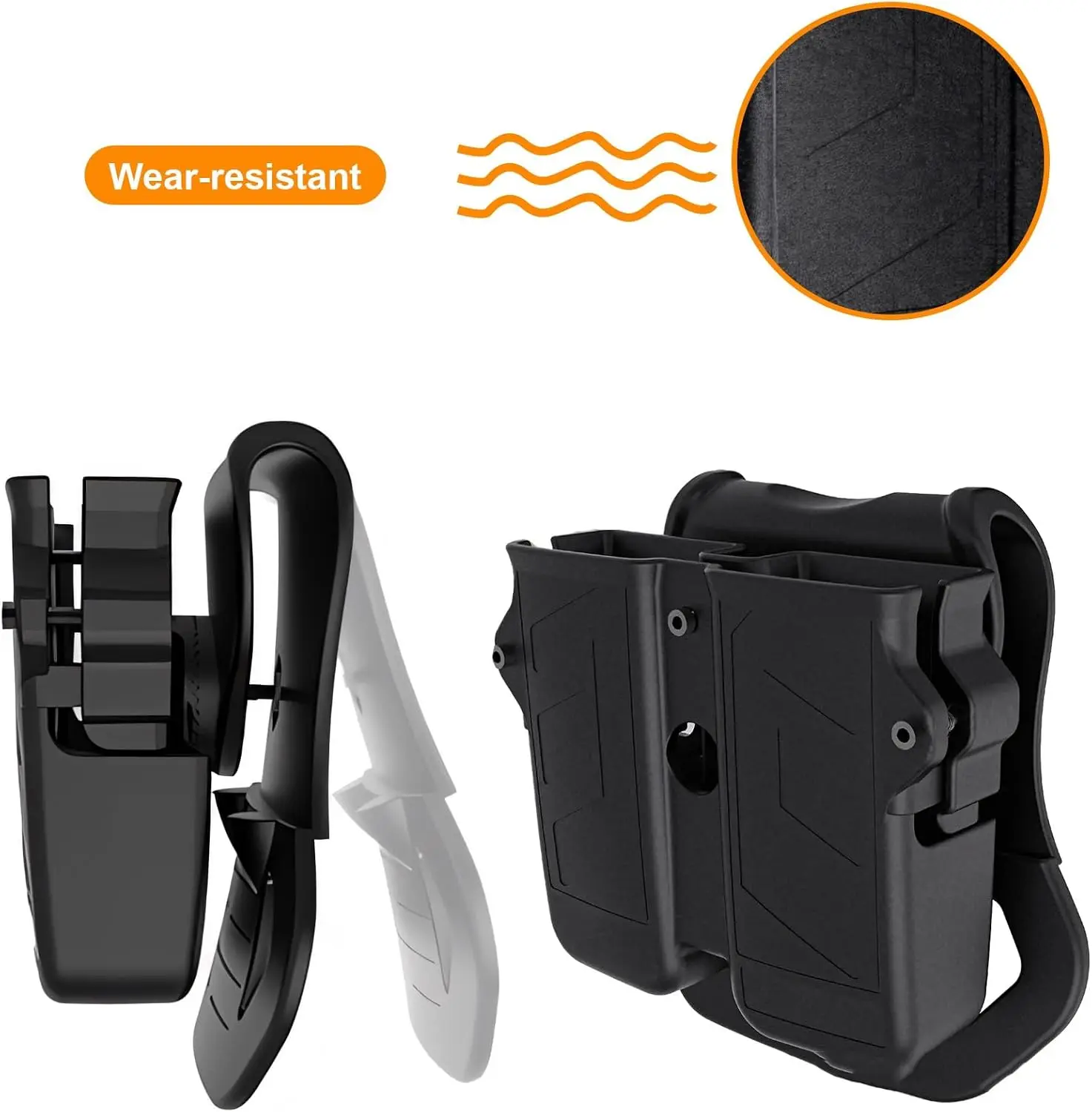 Portacargador Doble Ajustable para Cargadores de Pistola - imagen 3