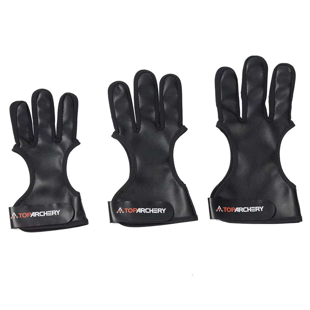 Protector brazo arco Toparchery PU negro – Caza y tiro exterior - imagen 2