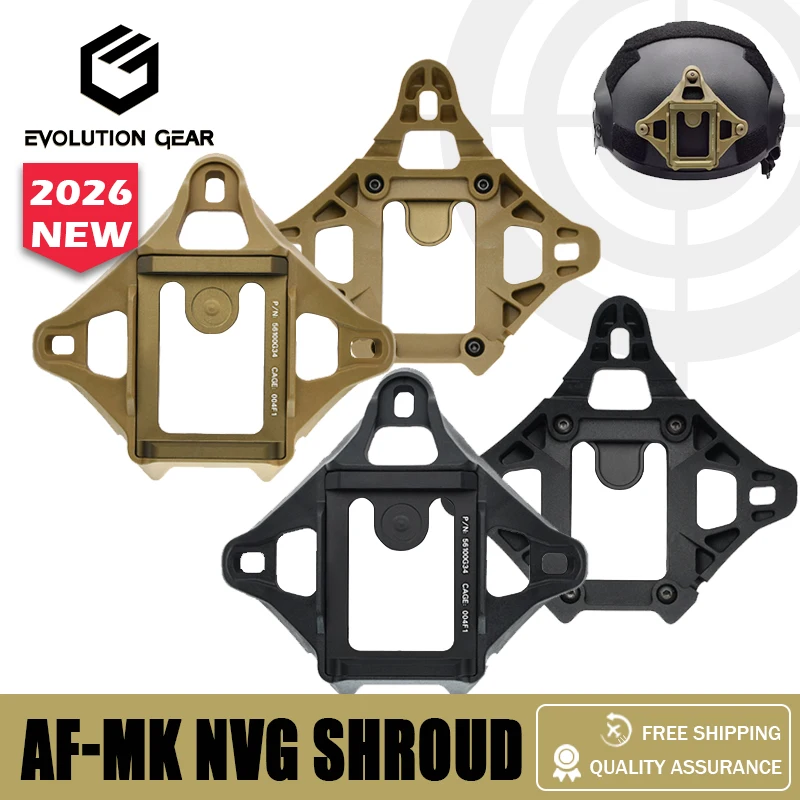 AF MK soporte de montaje para casco táctico con orificios - imagen 5