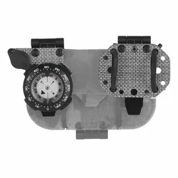 Soporte táctico plegable teléfono con brújula GPS MOLLE para pecho