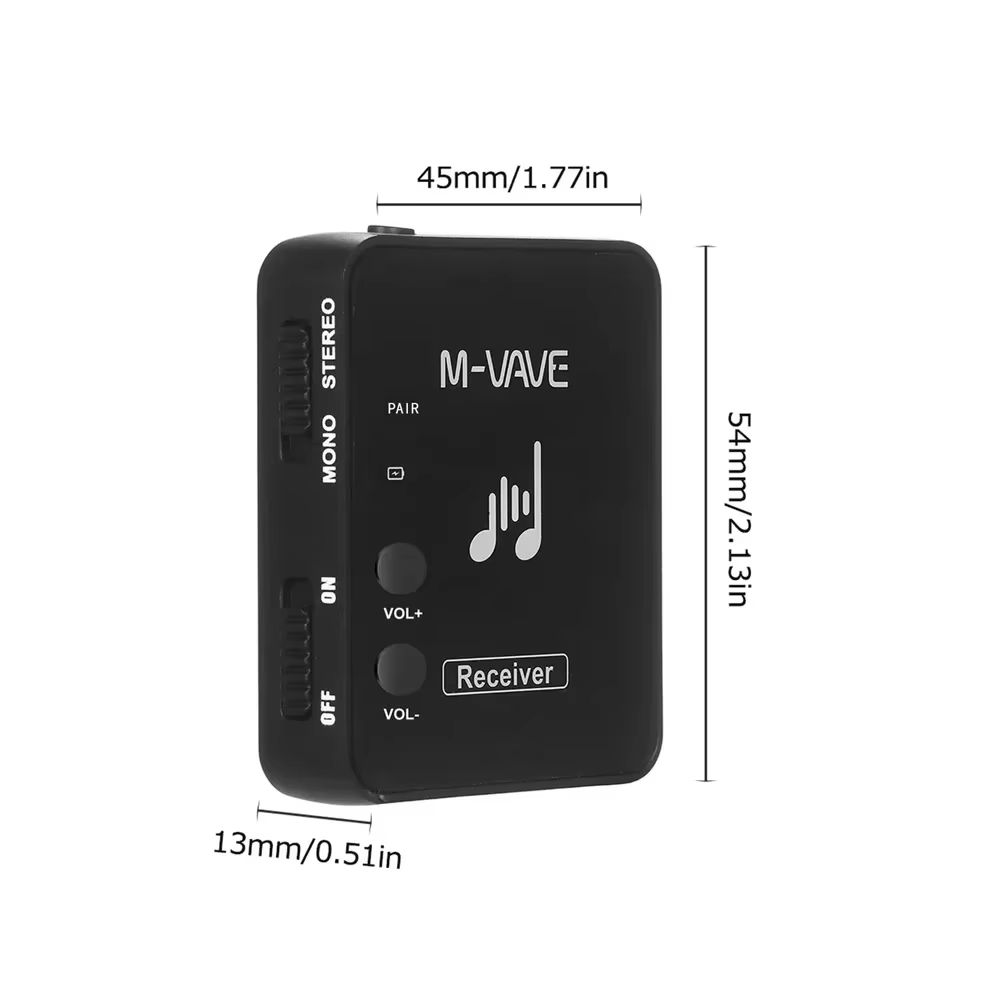 Auriculares inalámbricos WP-10 estéreo con monitoreo MS-1 audio - imagen 2