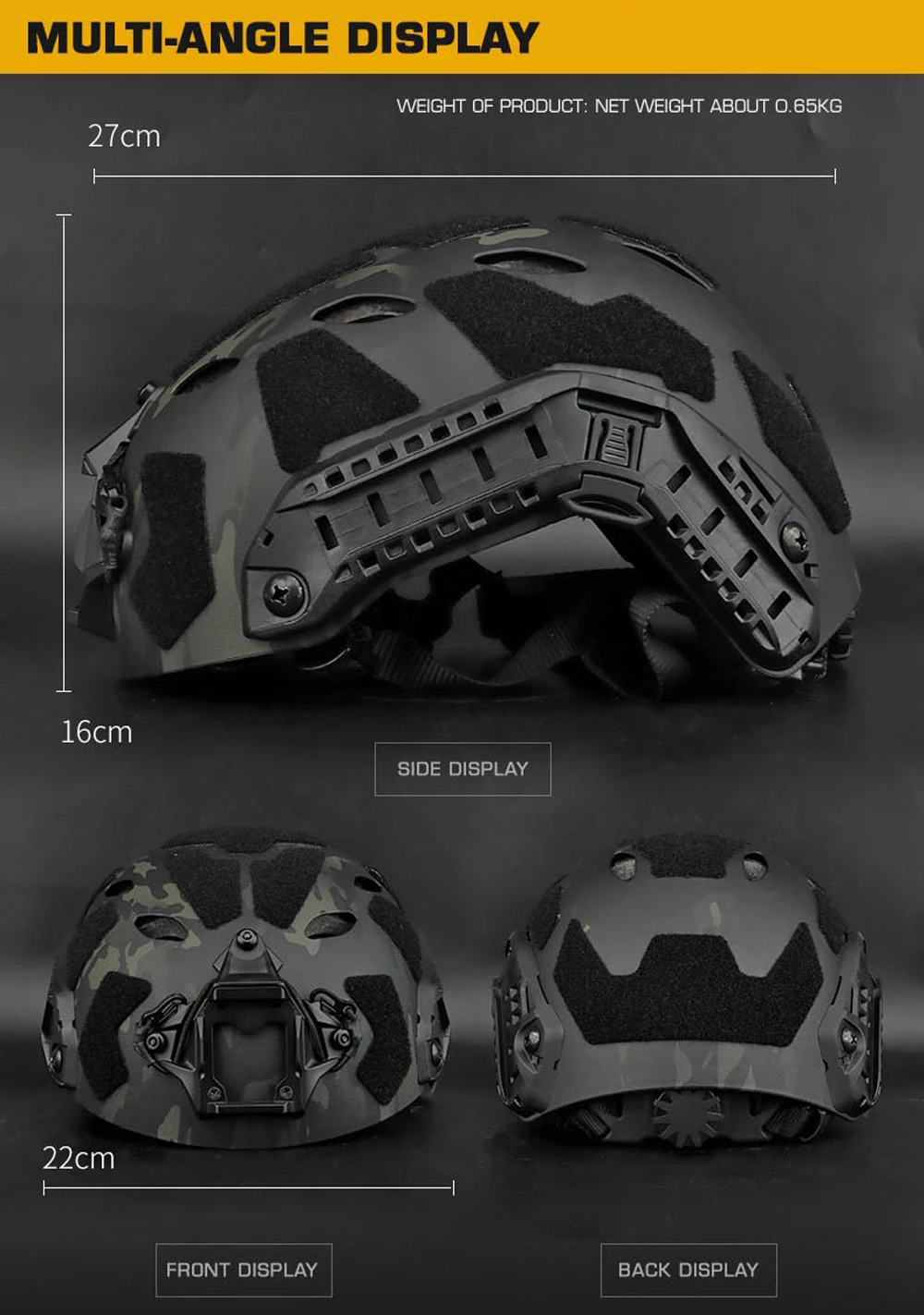 Casco HL-31 en tonos camo