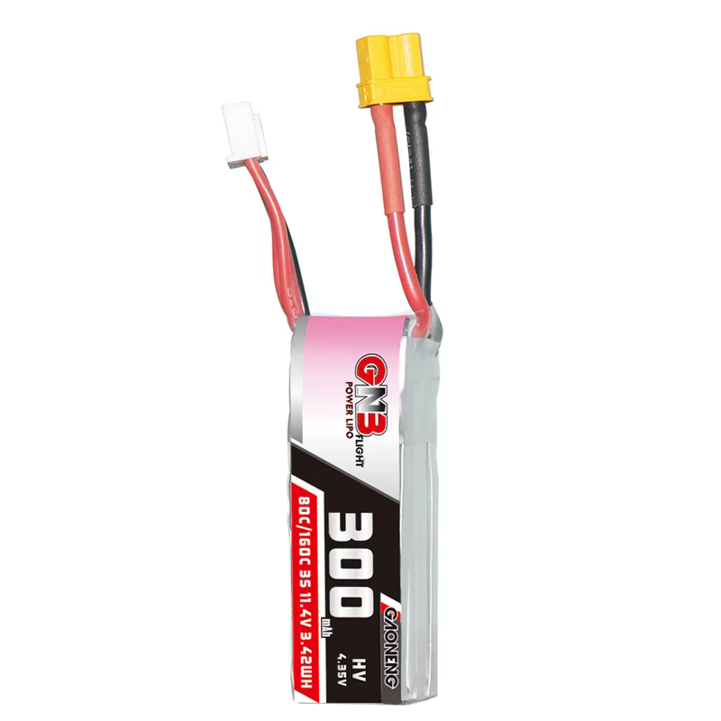 Batería Lipo 3S 11,4V 80C 300mAh Drone FPV – Conector XT30 - imagen 2