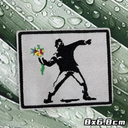 Parche táctico bordado MOLLE Banksy Wandal Morale con velcro