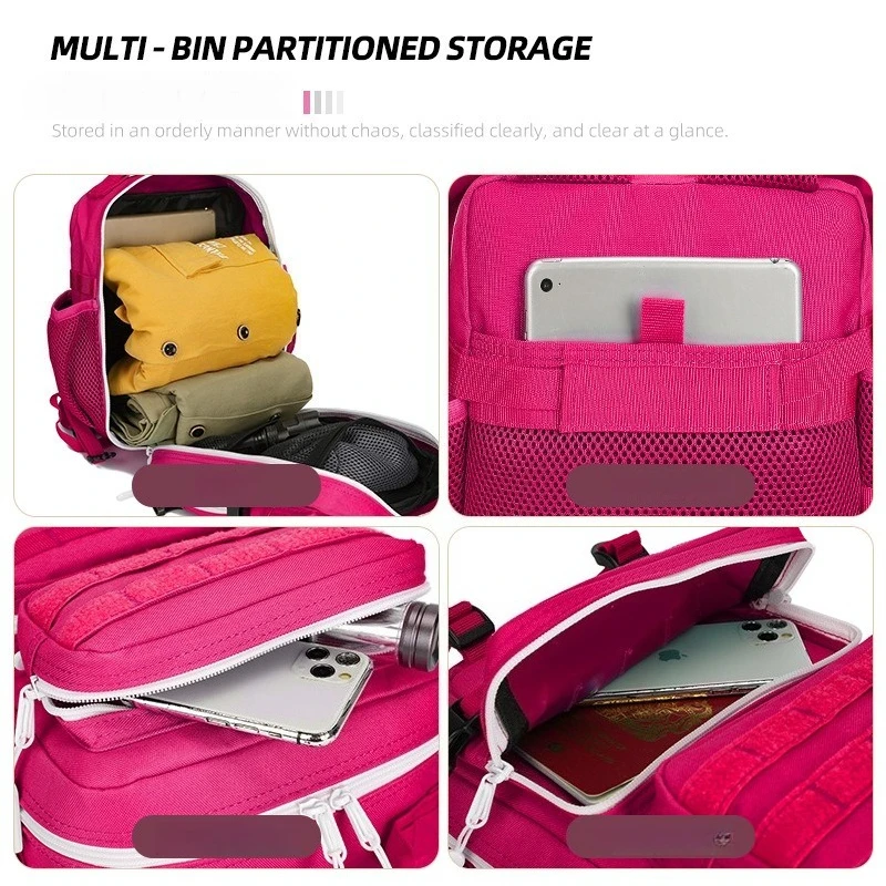 Mochila táctica mujer compacta para senderismo, ciclismo y montaña - imagen 5