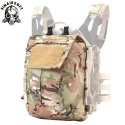 Sinairsoft Portaplacas Táctico MOLLE con Panel y Cremallera