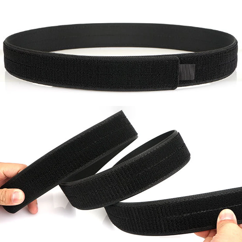 Cinturón táctico de nylon interior con gancho ajustable para airsoft