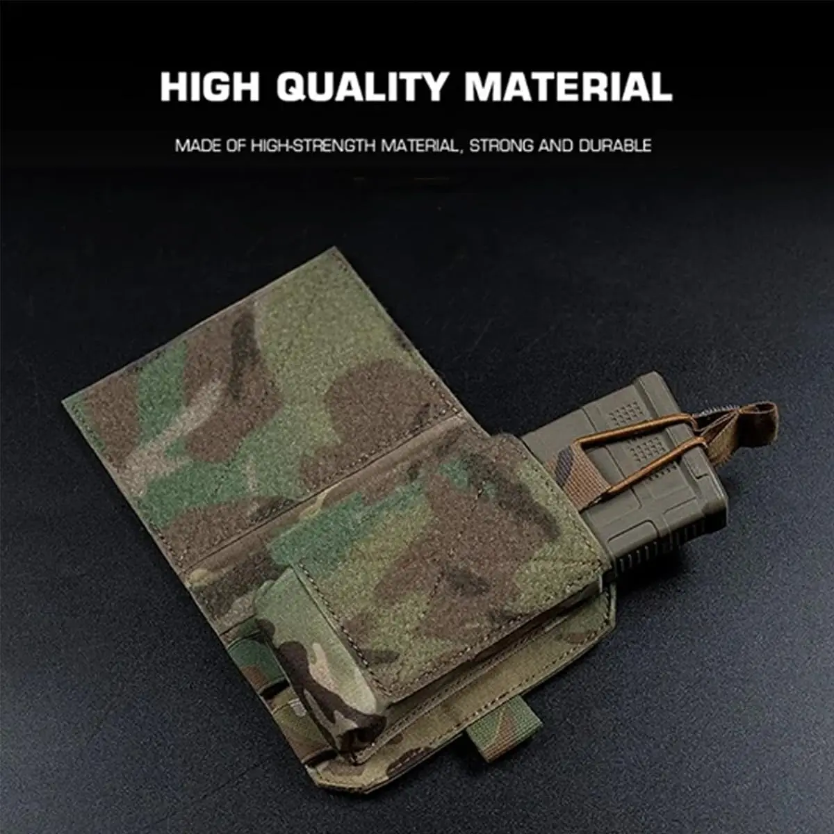 Bolsa cargador MAG con solapa para chaleco MOLLE, radio - imagen 4