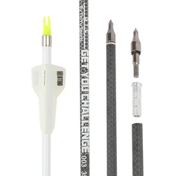 Flechas de carbono 3K para tiro con arco, spine 250-400