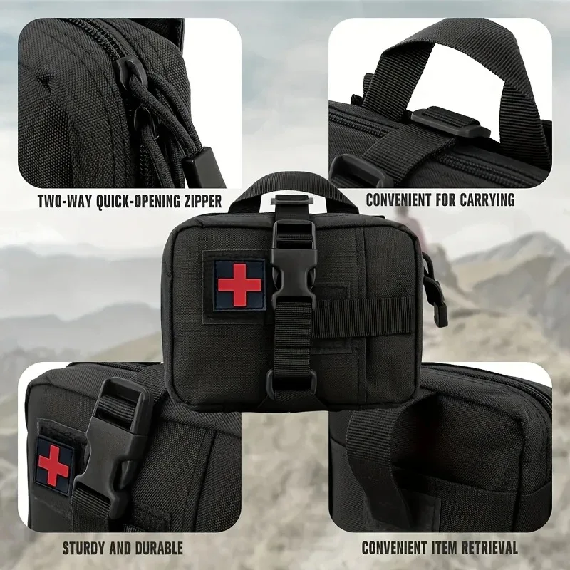 Bolsa táctica EMT MOLLE IFAK – Kit primeros auxilios desmontable emergencia - imagen 2