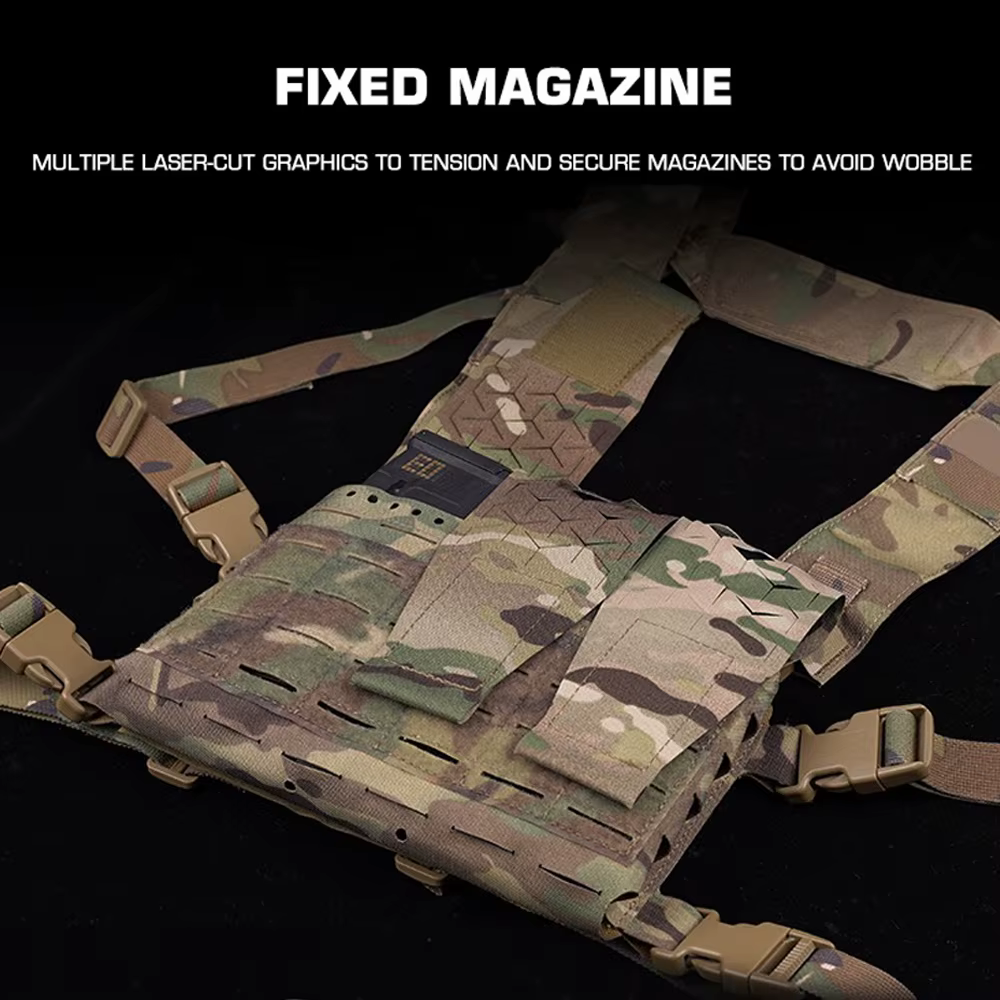 SPUD Bolsa de revista fija estilo SS para caza táctica Airsoft MK4 MK5 - imagen 3