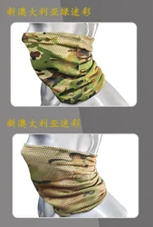 Bufanda táctica camuflaje australiano protección cuello y cara