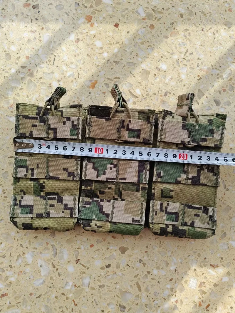 Bolsa triple MOLLE vista frontal