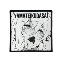 Parche táctico gancho y bucle Ahegao para airsoft estilo otaku