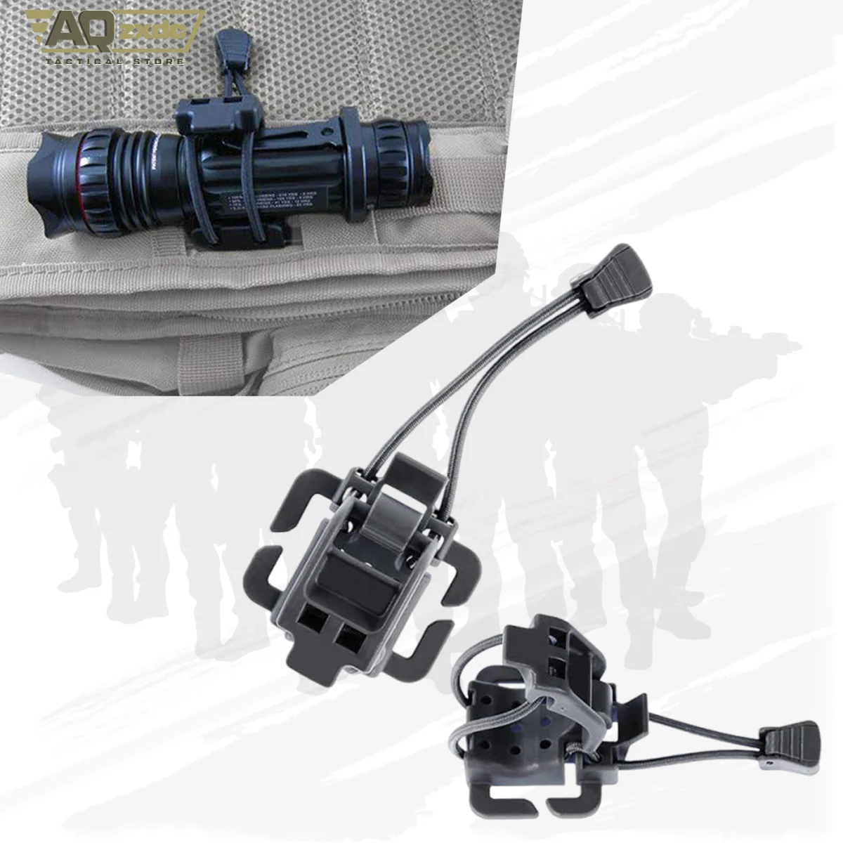 Accesorios sujetos al clip MOLLE
