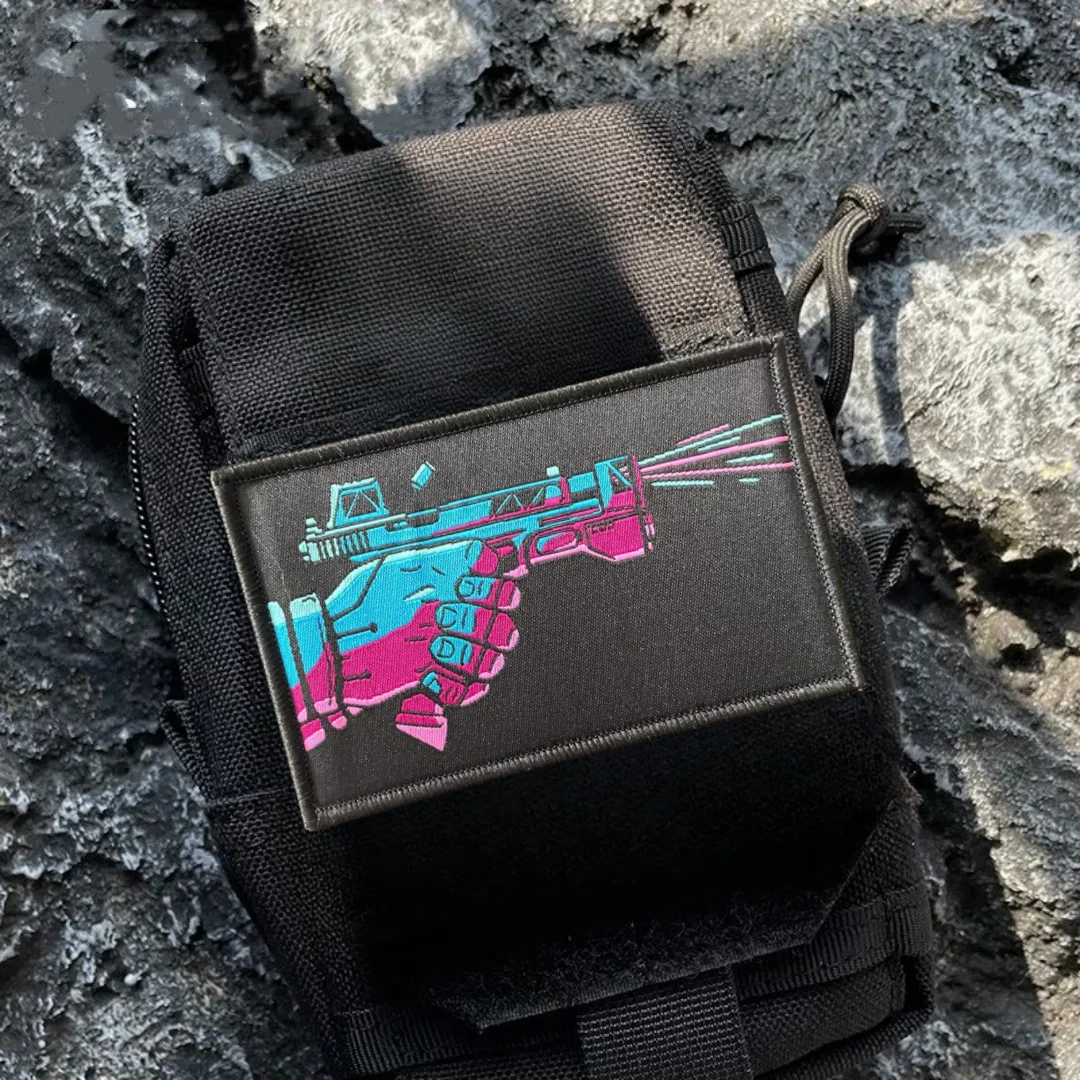 Parche morale patch táctico con gancho y bucle – calavera militar - imagen 5
