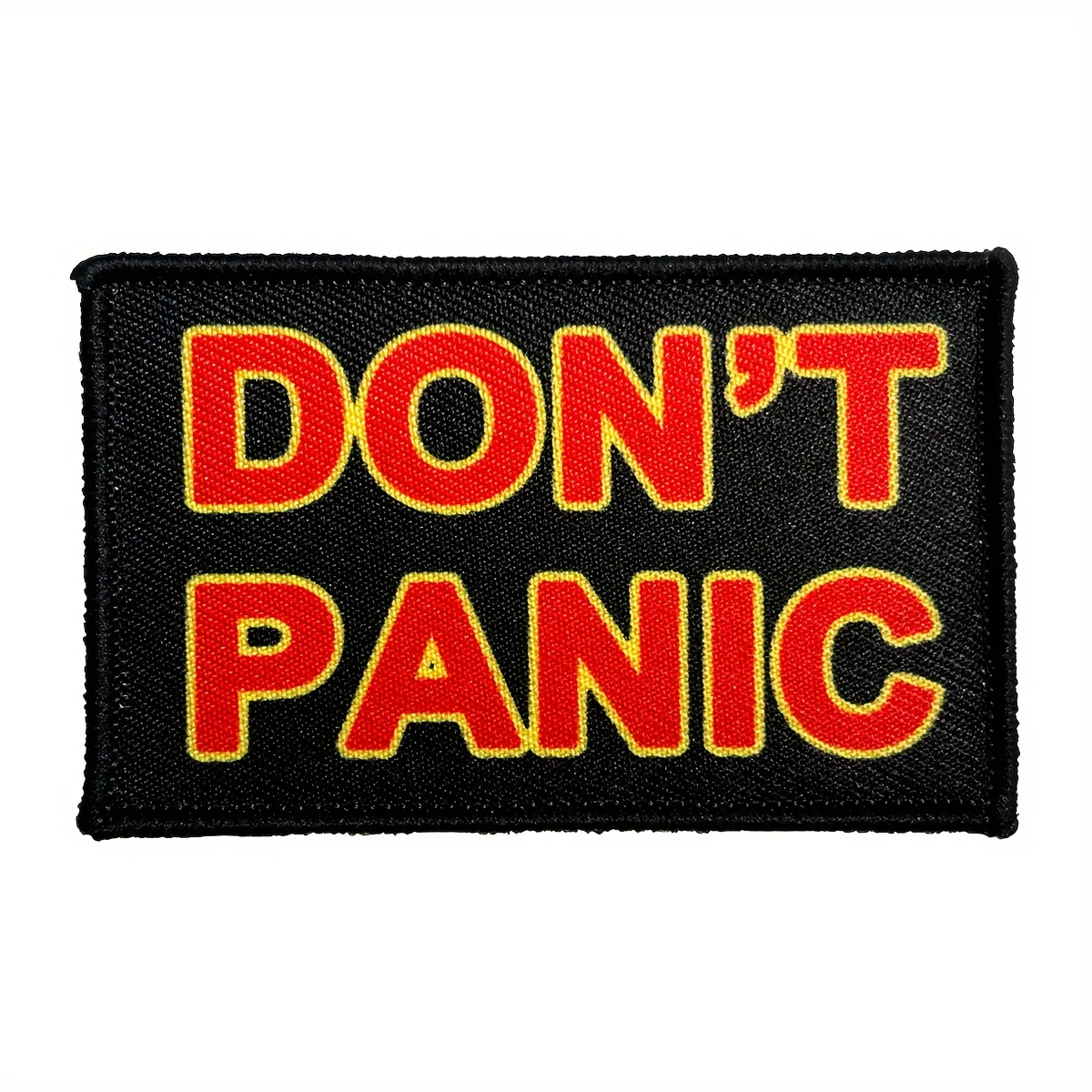 Parche táctico NO PANIC velcro gancho y bucle, bordado