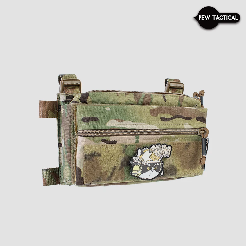 Ríg táctico de pecho Pew V3 con bolsillos MOLLE para airsoft - imagen 2