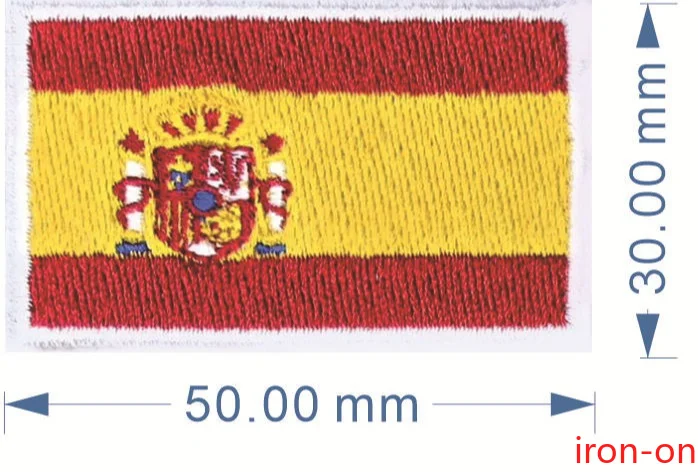 Parches termoadhesivos de banderas nacionales – Insignias bordadas - imagen 2
