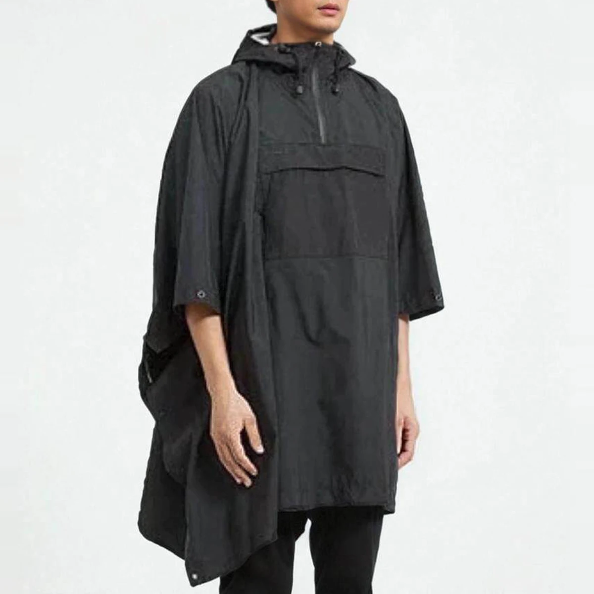 Poncho táctico impermeable para lluvia camping trekking - imagen 3