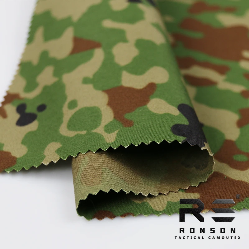 Tela táctica NYCO ripstop camuflaje JGSDF para uniforme - imagen 2