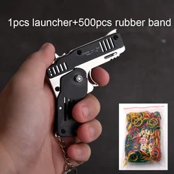 Mini llavero pistoleta de bandas elásticas – Plegable táctico training
